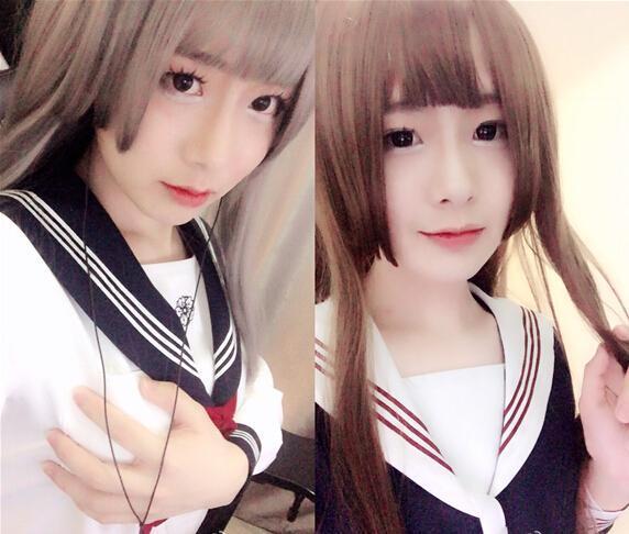 斗鱼女主播魔王与轩墨宝宝秀合照, 傻傻的根本分不清男女