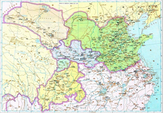 东晋十六国地图集