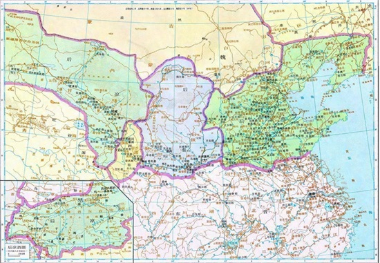 东晋十六国地图集