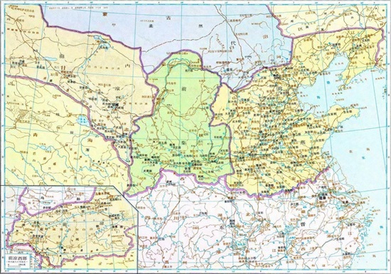 东晋十六国地图集