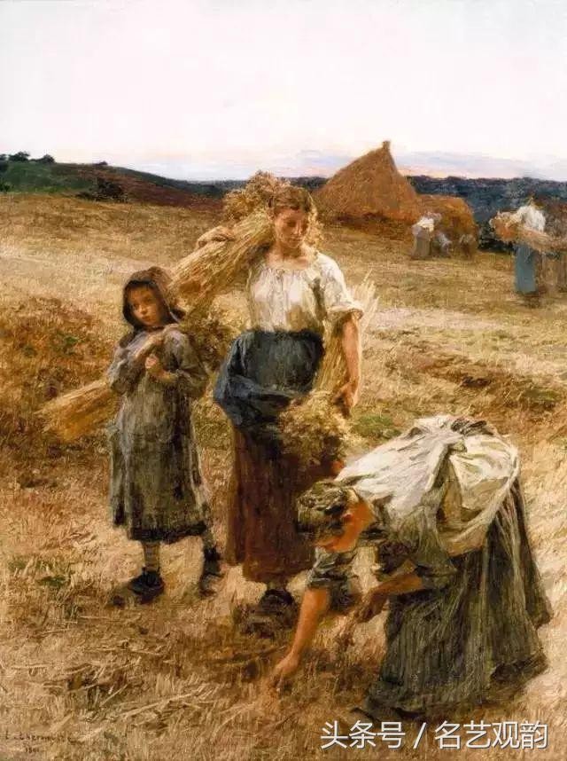 世界顶级风景名画欣赏（中外大师名画里的金秋）(19)