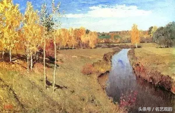 世界顶级风景名画欣赏（中外大师名画里的金秋）(22)