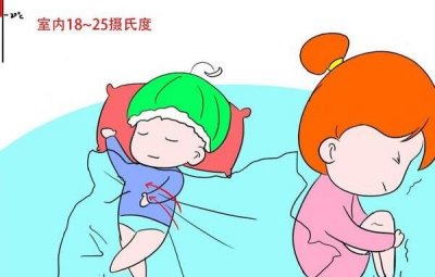 ​24度宝宝盖被子原则，盖中等厚度被子（出汗就减被子厚度）