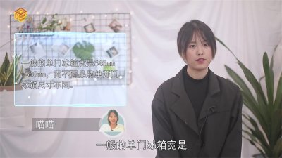 ​单门冰箱尺寸是多少