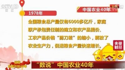 ​我国农村改革开放四十年速写：农业农村巨变 更强更美更富！