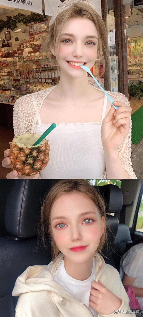 1998年出生的模特Chloe，长相真的是超级甜美
