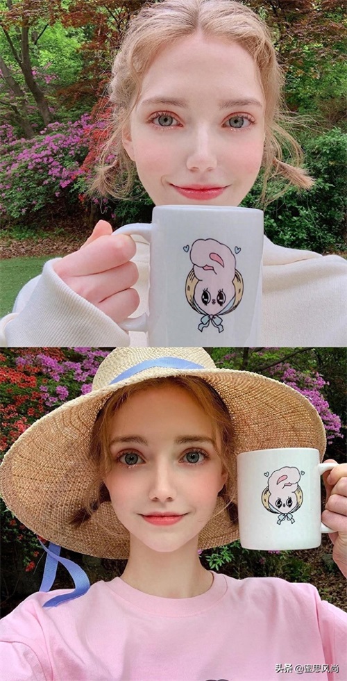 1998年出生的模特Chloe，长相真的是超级甜美