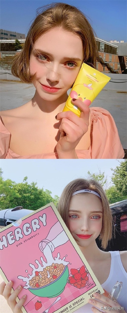 1998年出生的模特Chloe，长相真的是超级甜美