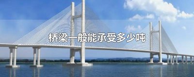​桥梁一般能承受多少吨
