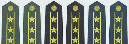 警衔两杠三星是什么级别