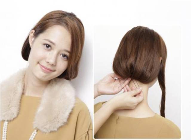 怎么把头发变短不用剪(教你1招长发巧变短发)