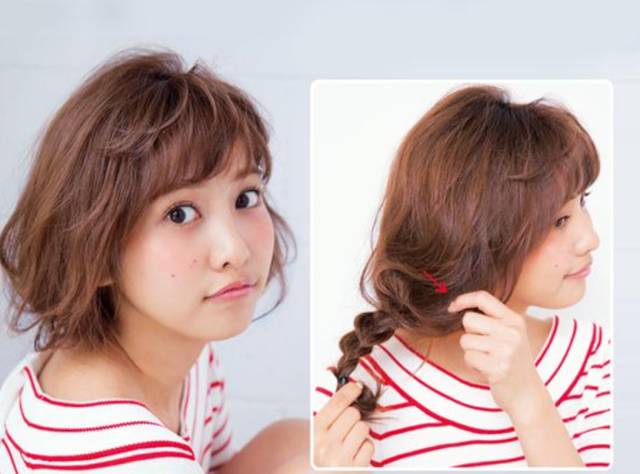 怎么把头发变短不用剪(教你1招长发巧变短发)