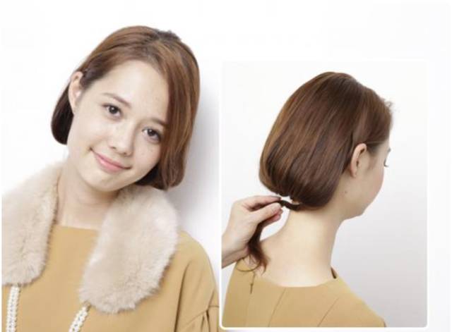 怎么把头发变短不用剪(教你1招长发巧变短发)