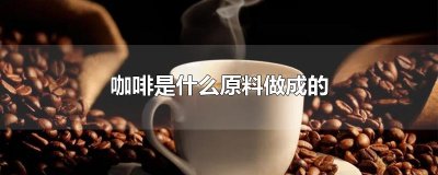咖啡是什么原料做成的