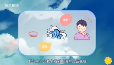 海水为什么是蓝色的