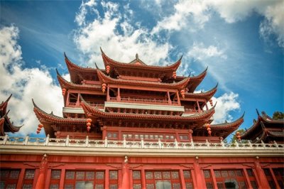 南中国最大的仿古集群式建筑群——深圳文博宫