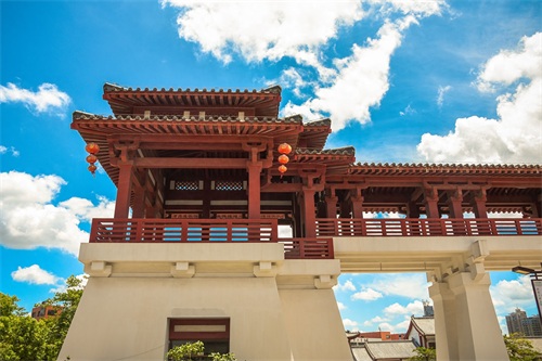 南中国最大的仿古集群式建筑群——深圳文博宫