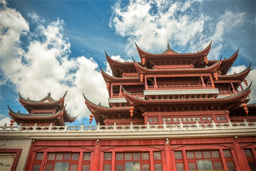 南中国最大的仿古集群式建筑群——深圳文博宫