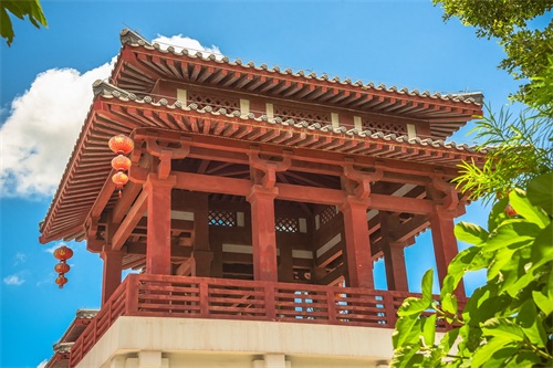 南中国最大的仿古集群式建筑群——深圳文博宫