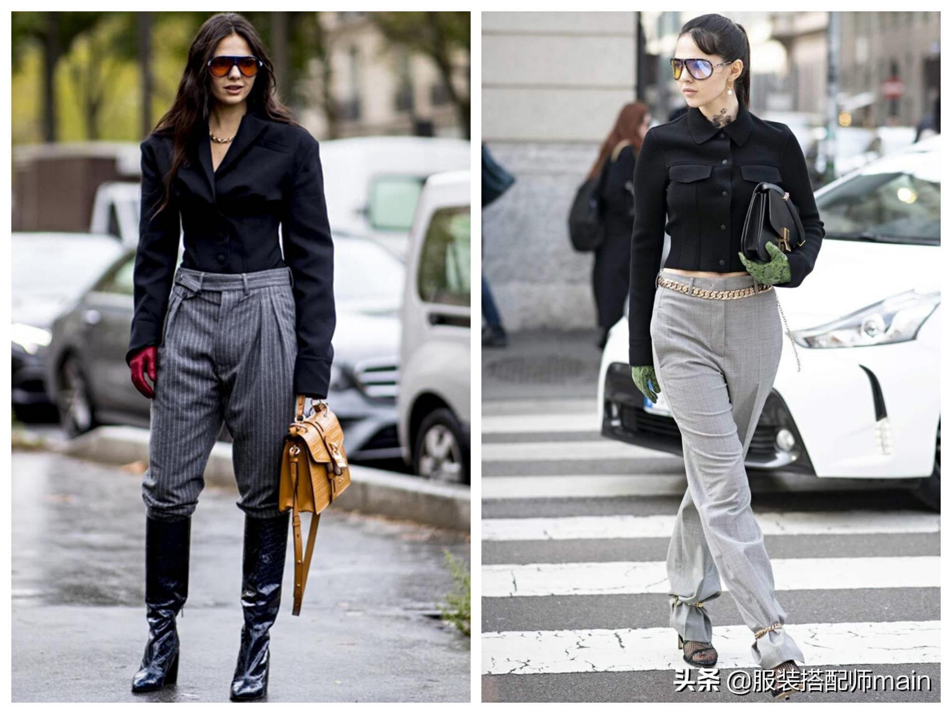 灰色西裤配什么颜色好看衣服(灰色裤子最佳配色表)