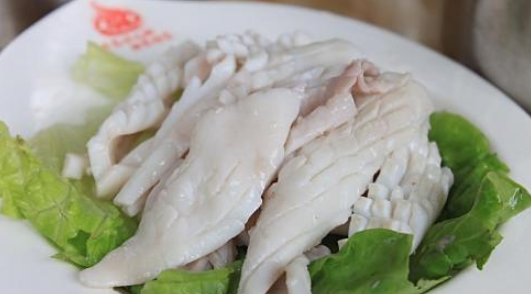 鱿鱼切花刀切哪个面,鱿鱼卷怎么切花刀图4