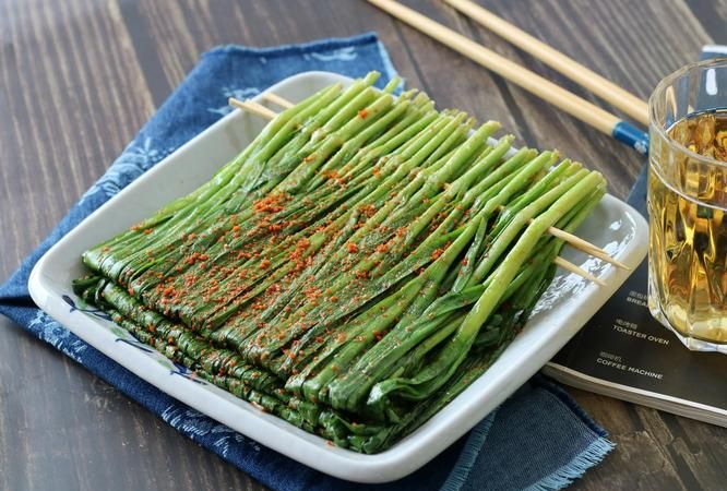 烤箱烤韭菜多少度多少时间