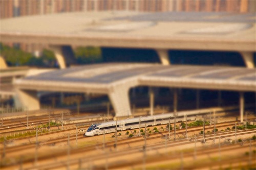 航拍杭州东站,“钱江潮”特色设计主题,华东最大高铁站之一