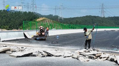 ​通车在即！惠龙高速全力冲刺通车目标