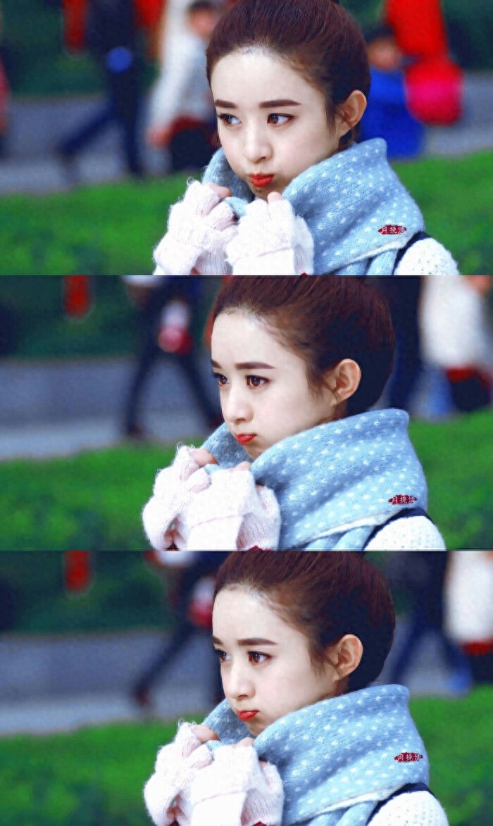 《杉杉来了》薛杉杉高清壁纸，赵丽颖好阔爱呀