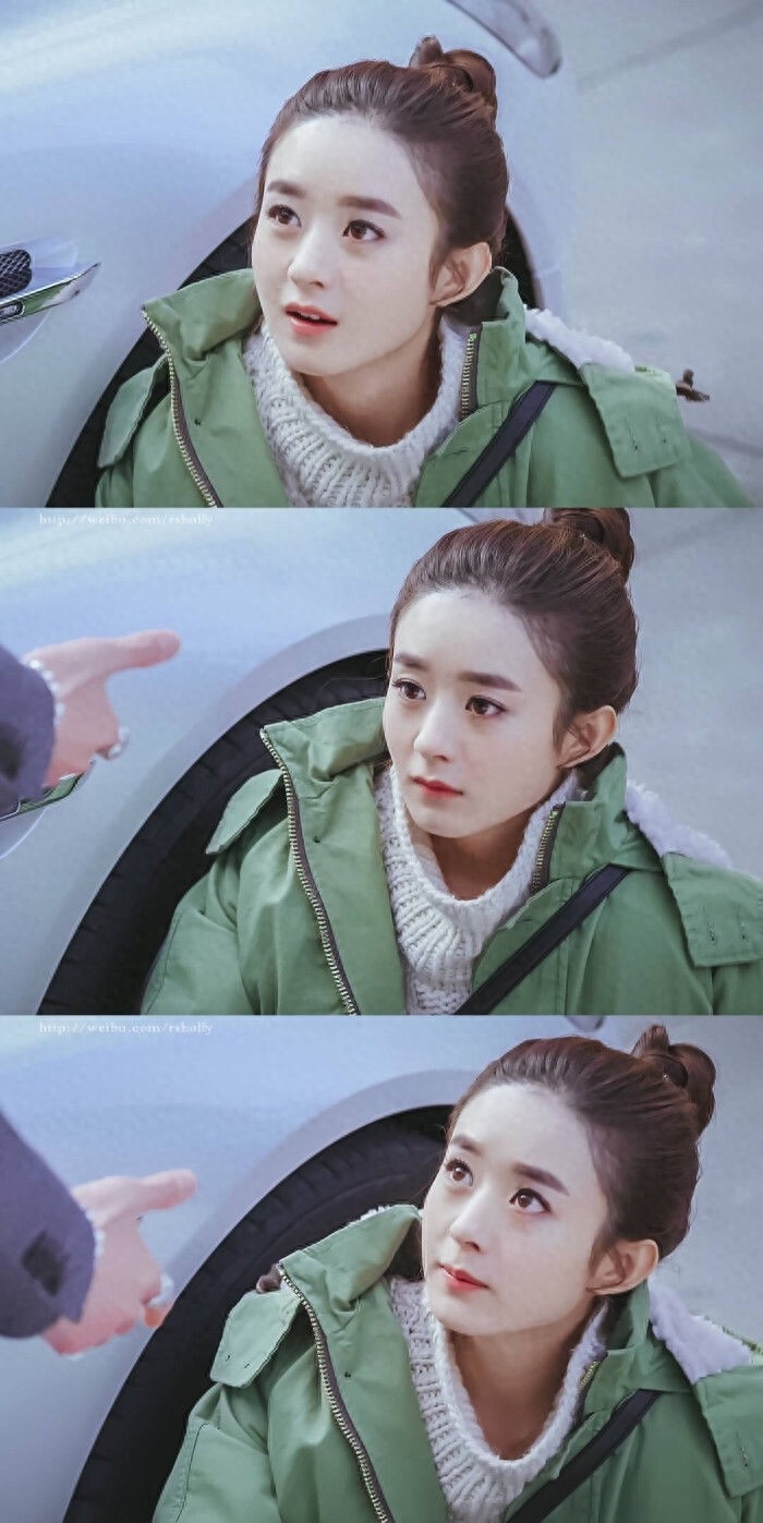 《杉杉来了》薛杉杉高清壁纸，赵丽颖好阔爱呀