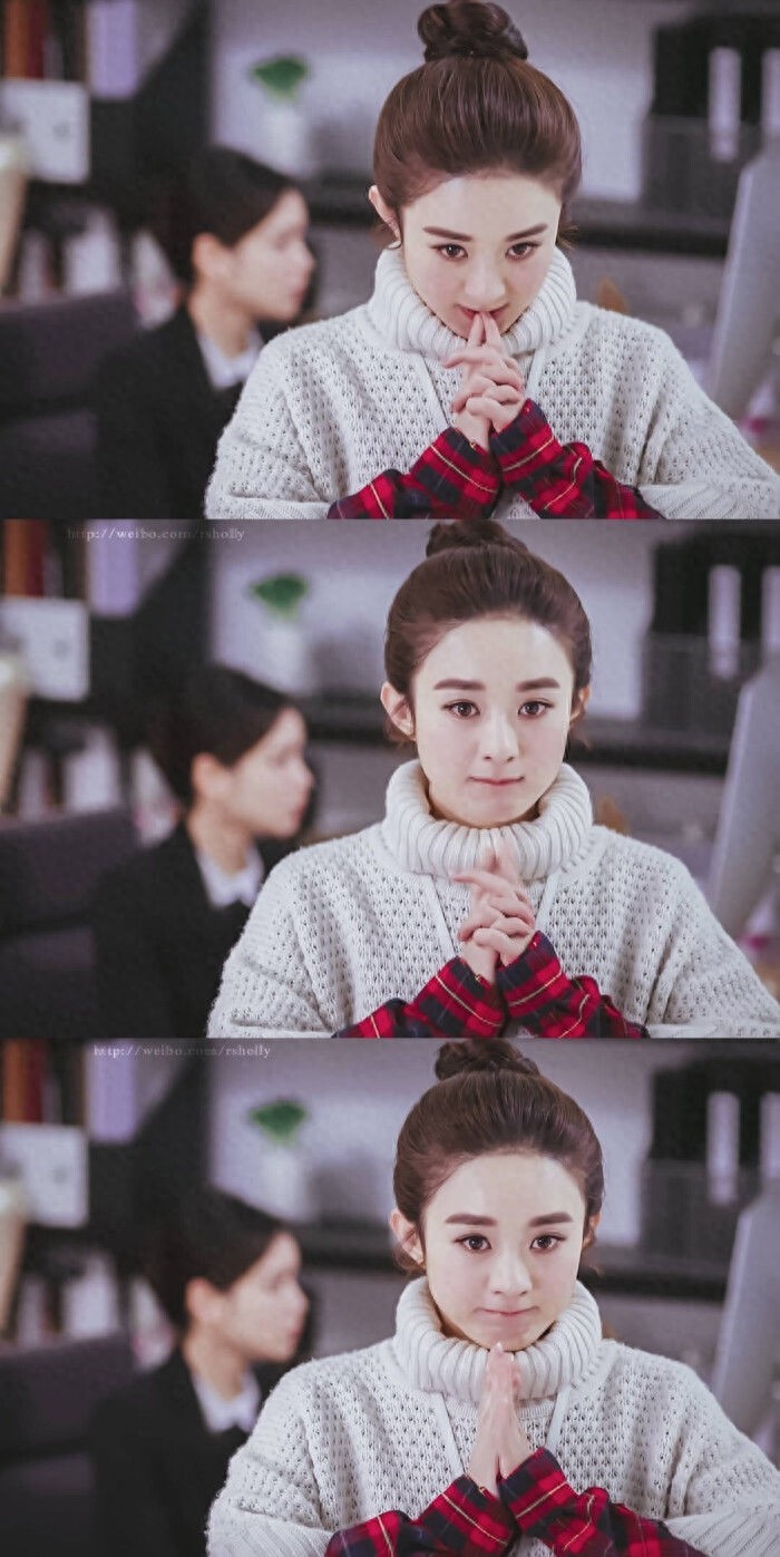 《杉杉来了》薛杉杉高清壁纸，赵丽颖好阔爱呀