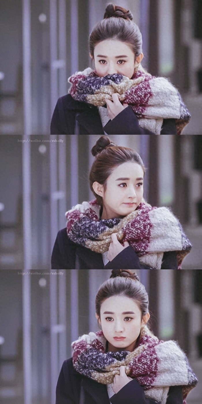 《杉杉来了》薛杉杉高清壁纸，赵丽颖好阔爱呀