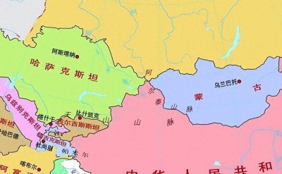 ​哈萨克斯坦和蒙古国这两个世界最大的内陆国接壤吗