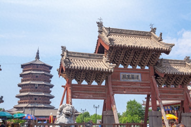 佛宫寺释迦塔，中国最高最古的一座木构塔式建筑，世界三大奇塔