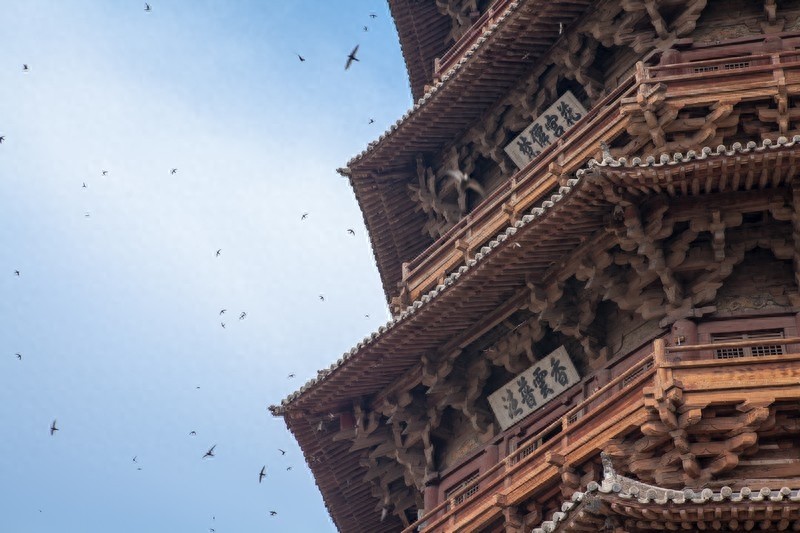 佛宫寺释迦塔，中国最高最古的一座木构塔式建筑，世界三大奇塔