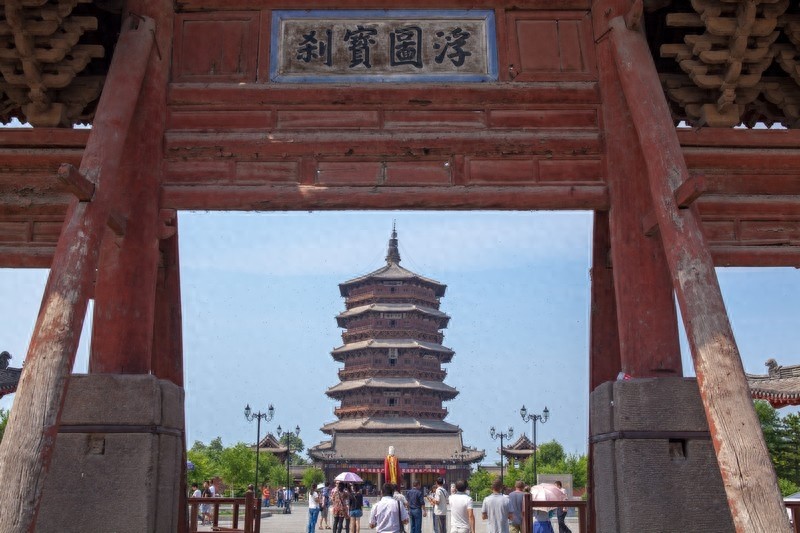 佛宫寺释迦塔，中国最高最古的一座木构塔式建筑，世界三大奇塔