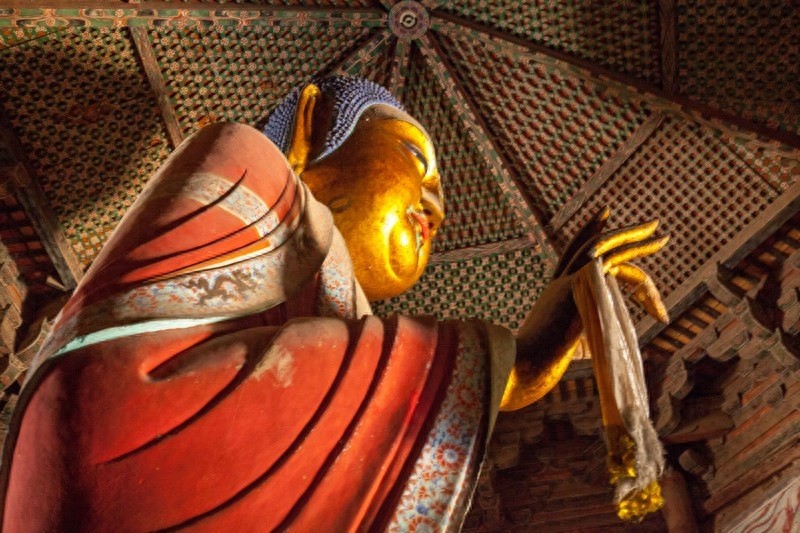 佛宫寺释迦塔，中国最高最古的一座木构塔式建筑，世界三大奇塔