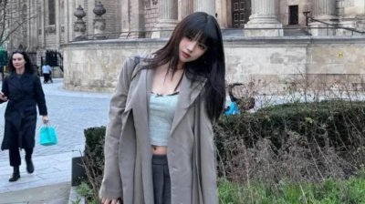 ​汪峰女儿小苹果英国留学照曝光，高挑身材与独特气质引瞩目