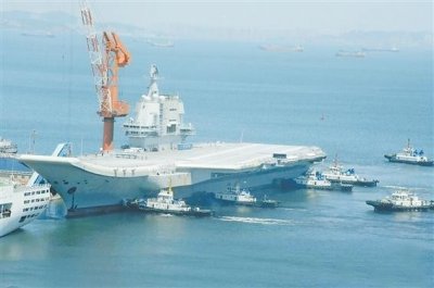 ​揭秘首艘国产航母“山东舰”