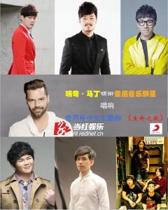 ​世界杯主题曲生命之杯瑞奇马丁（瑞奇马丁领衔索尼群星唱响世界杯中文主题曲）