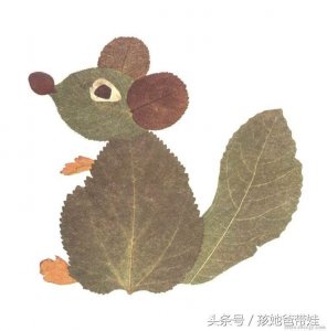 ​为大家找到11款树叶贴画样式，用10分钟就完成幼儿园手工作业