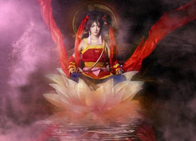 摄影图集：童年经典哪吒传奇COS，看到石矶娘娘那一刻我有点慌