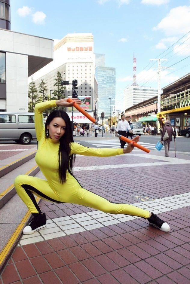 双节棍龚玥（龚玥菲化身女版李小龙）(1)