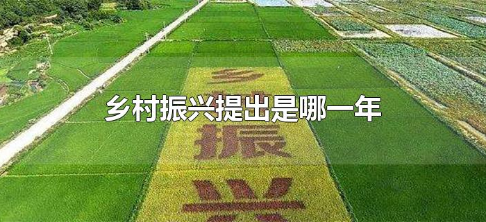 乡村振兴提出是哪一年