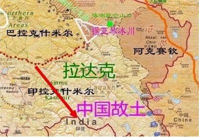 ​我国现在都没放弃的拉达克，面积相当于7个上海，人口只有26万！