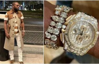 ​这就是梅威瑟200万美金的手表！镶嵌498颗钻石，简直亮瞎眼