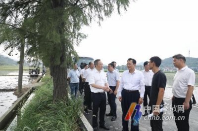 ​裘东耀余姚检查指导灾后恢复工作 紧抓恢复生产