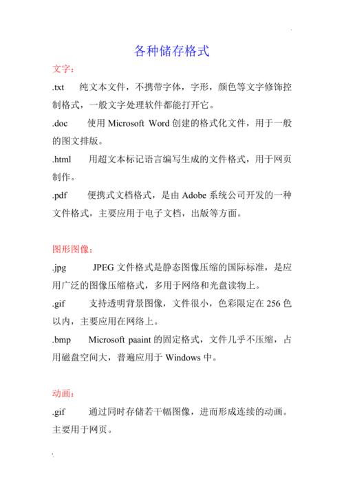 常用的文件格式有五种(最佳文件格式有8种)