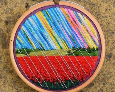 简单的手工刺绣入门教程（14个基础刺绣针法教程）