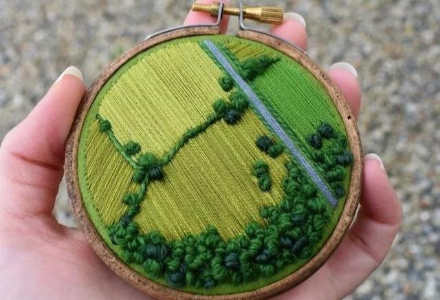 简单的手工刺绣入门教程（14个基础刺绣针法教程）(13)